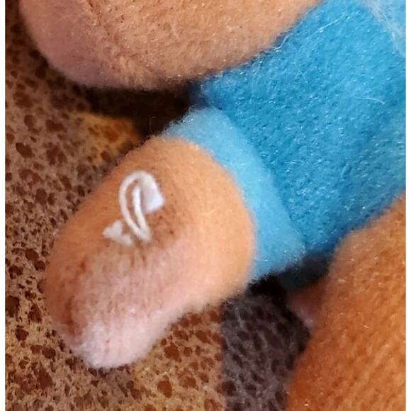 3" Walt Disney World Kelloggs Brown Kangaroo Blue Shirt Roo Stuffed Animal Flaw - Picture 7 of 12